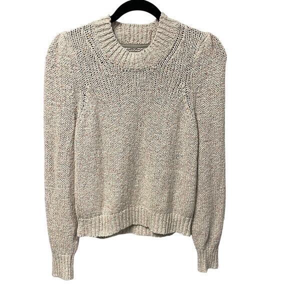 Brochu Walker Beige Multicolor Knit Pullover Sweater Womens XS - Picture 1 of 6